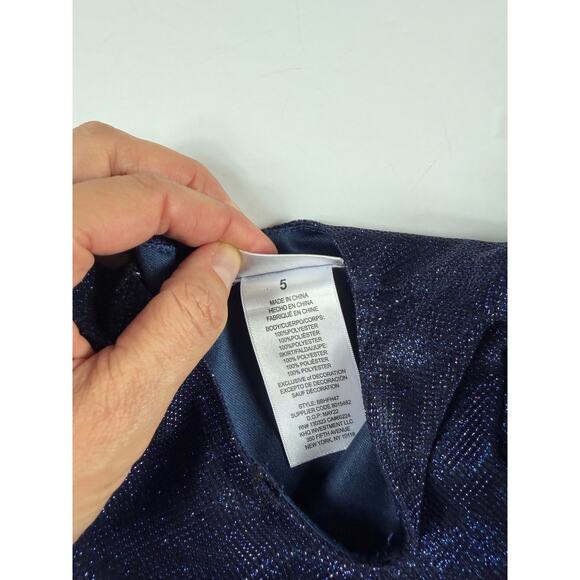 Blueberi Boulevard Sparkle Blue Tulle Party Dress size 5 - Picture 8 of 10